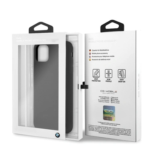 Kup Case BMW BMHCN65SILBK Apple iPhone 11 Pro Max schwarz/hardcase Silikon - BMW182BLK - {ean13} - Sklep Home Screen