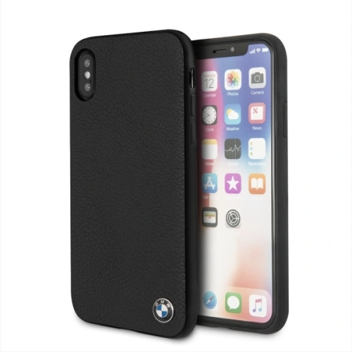Case BMW BMHCPXGLBK Apple iPhone X schwarz/black hardcase strukturiert