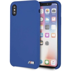 Kup Case BMW BMHCPXMSILNA Apple iPhone X/XS blau/navy Hardcase Silikon M Collection - BMW186NAV - {ean13} - Sklep Home Screen