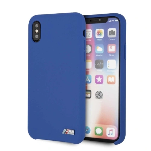 Kup Etui BMW BMHCPXMSILNA Apple iPhone X/XS albastru/navy hardcase Silicone M Collection - BMW186NAV - {ean13} - Sklep Home Screen