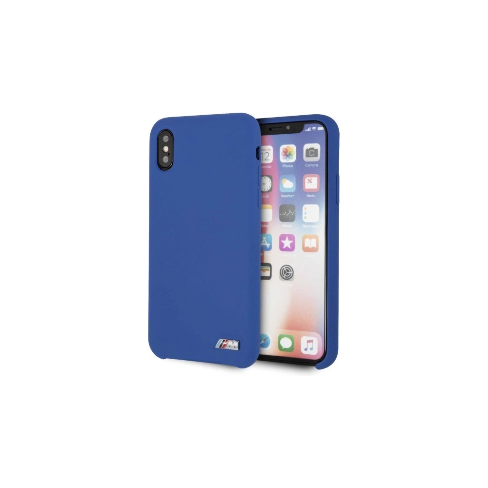 Etui BMW BMHCPXMSILNA Apple iPhone X/XS niebieski/navy hardcase Silicone M Collection