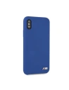 Kup Etui BMW BMHCPXMSILNA Apple iPhone X/XS albastru/navy hardcase Silicone M Collection - BMW186NAV - {ean13} - Sklep Home Screen