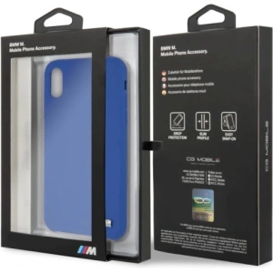 BMW BMHCPXMSILNA Apple iPhone X/XS navy hardcase Silicone M Collection