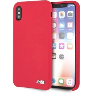 Buy BMW BMHCPXMSILRE Apple iPhone X/XS red hardcase Silicone M Collection - BMW187RED - {ean13} - Home Screen Store Europe