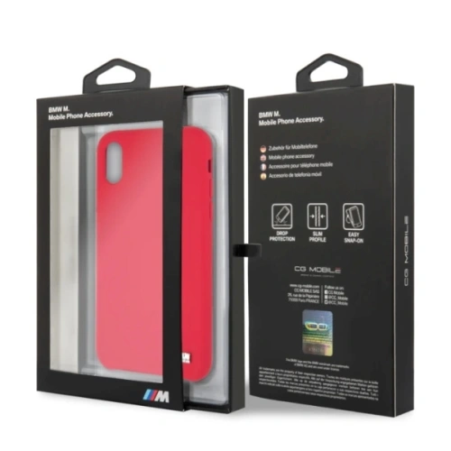 Kup Etui BMW BMHCPXMSILRE Apple iPhone X/XS červené/hardcase silikon M Collection - BMW187RED - {ean13} - Sklep Home Screen