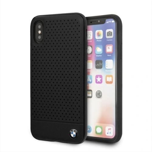 Kup Etui BMW BMHCPXPEBOBK Apple iPhone X/XS negru/black hardcase perforat - BMW189BLK - {ean13} - Sklep Home Screen