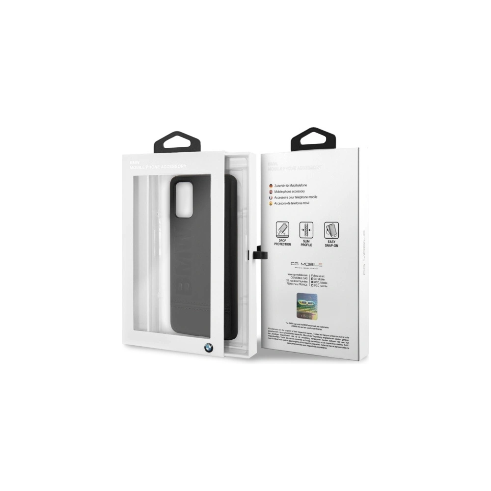 Etui BMW BMHCS67LLSB Samsung Galaxy S20+ Plus czarny/black hardcase Signature