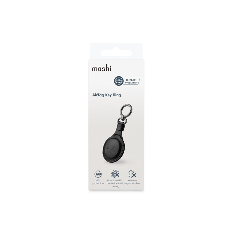 Buy Moshi Key Ring Apple AirTag (Jet Black) - 4711064644449 - MOSH200BLK - Homescreen.pl