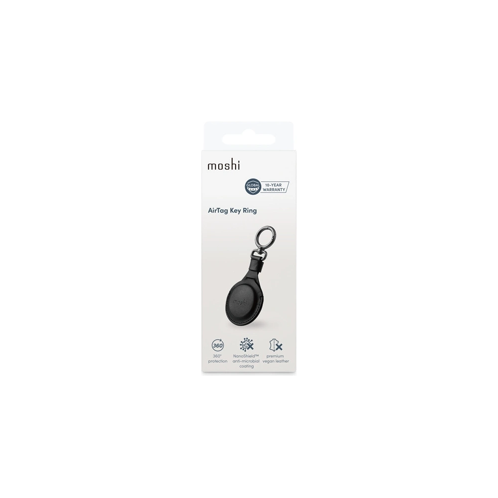 Etui Moshi Key Ring Apple AirTag (Jet Black)