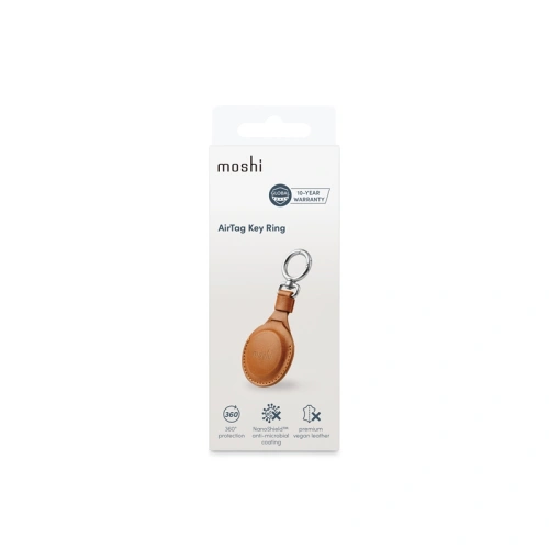 Kup Etui Moshi pentru Cheie Apple AirTag (Culoare Caramel) - MOSH201BR - {ean13} - Sklep Home Screen