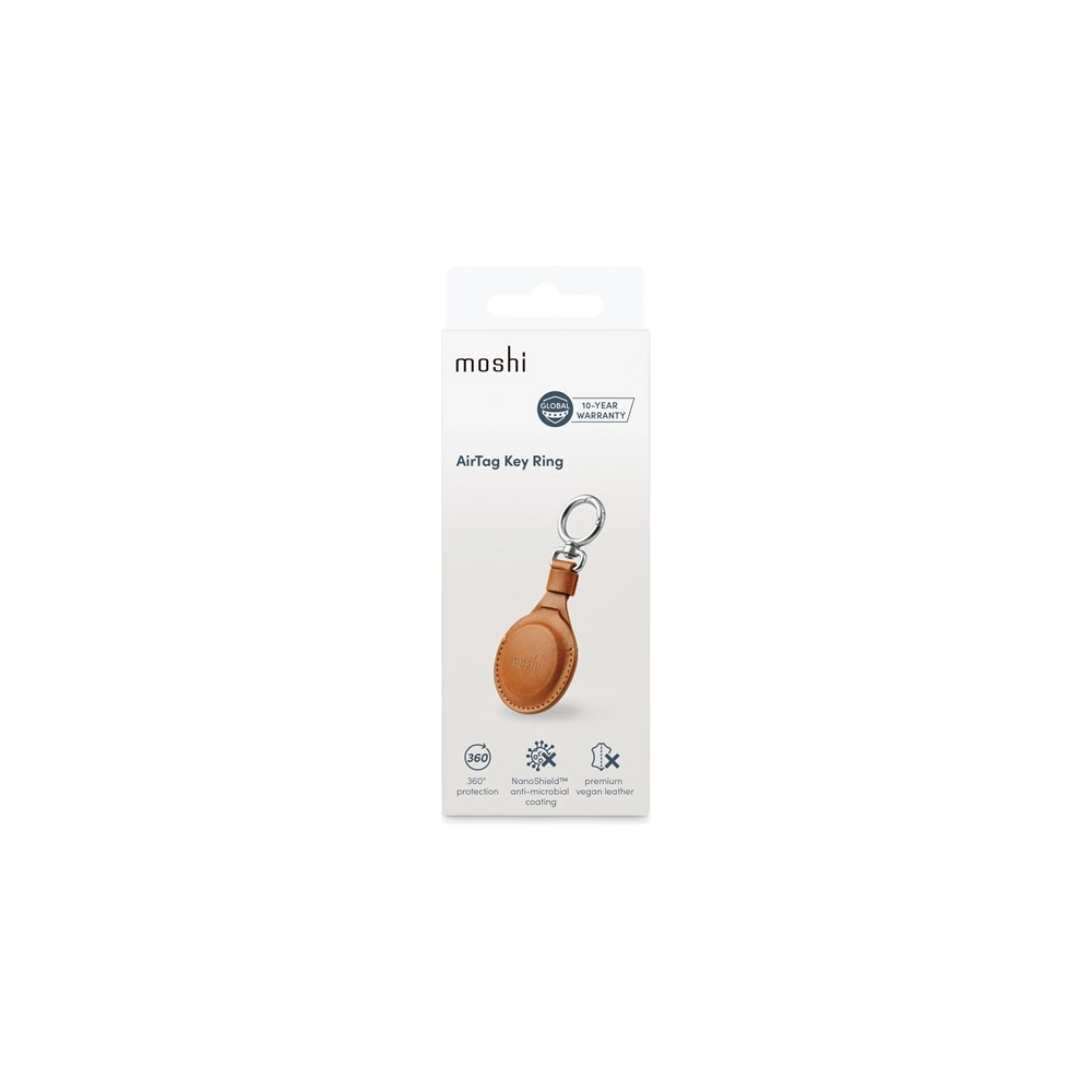 Etui Moshi Key Ring Apple AirTag (Caramel Brown)