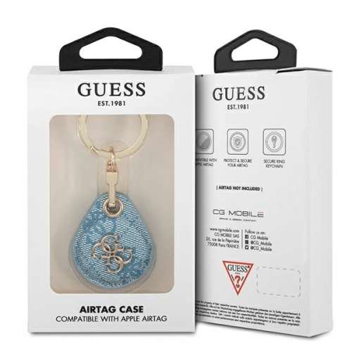 Kup Etui Guess GUATP4GM4PB Apple AirTag albastru/blue 4G Big Metal Logo - GUE1243BLU - {ean13} - Sklep Home Screen