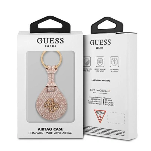 Kup Etui Guess GUATP4GM4PP Apple AirTag roz/roz 4G Big Metal Logo - GUE1245PNK - {ean13} - Sklep Home Screen