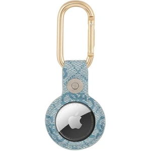 Kup Etui Guess GUATP4GMSRB Apple AirTag niebieski/blue 4G Vintage Script - GUE1246BLU - {ean13} - Sklep Home Screen