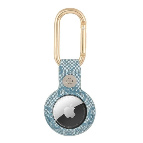 Kup Etui Guess GUATP4GMSRB Apple AirTag albastru/blue 4G Vintage Script - GUE1246BLU - {ean13} - Sklep Home Screen