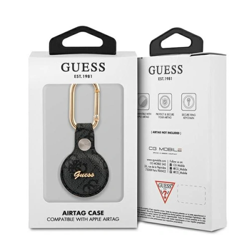 Kup Case Guess GUATP4GMSRK Apple AirTag grau/grey 4G Vintage Script - GUE1247GRY - {ean13} - Sklep Home Screen