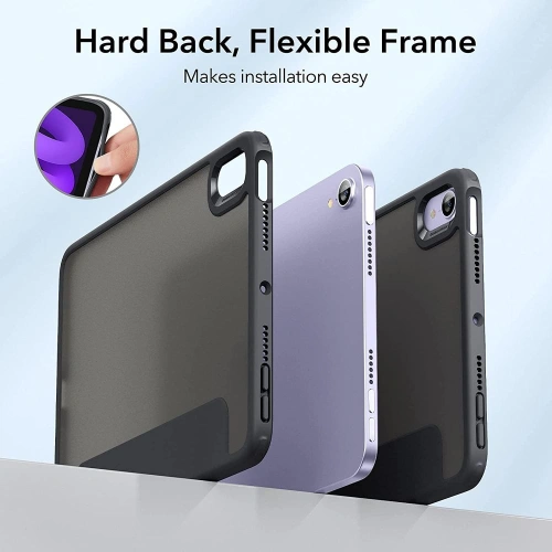 Kup Etui ESR Rebound Hybrid Apple iPad mini 2021 (6. generacji) / iPad mini 8.3" 2024 (7. generacji) Frosted Black - ESR389BLK - {ean13} - Sklep Home Screen