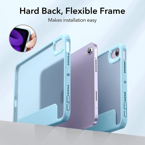 Kup Etui ESR Rebound Hybrid Apple iPad mini 2021 (6. generacji) / iPad mini 8.3" 2024 (7. generacji) Frosted Blue - ESR390BLU - {ean13} - Sklep Home Screen