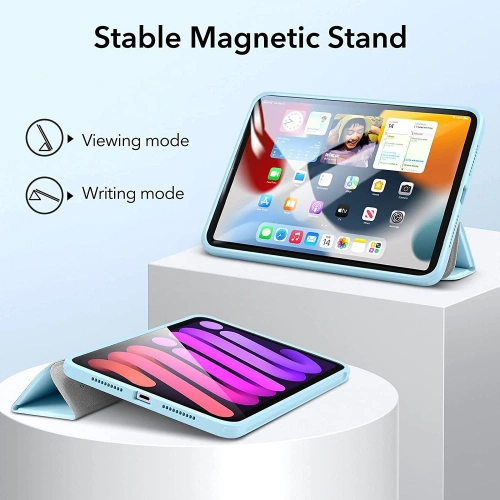 Kup Case ESR Rebound Hybrid Apple iPad mini 2021 (6. Generation) / iPad mini 8.3" 2024 7gen / iPad mini 8.3" 2024 7gen Frosted Blue - ESR390BLU - {ean13} - Sklep Home Screen