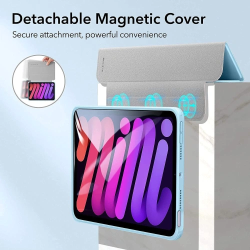 Kup Etui ESR Rebound Hybrid Apple iPad mini 2021 (6. generacji) / iPad mini 8.3" 2024 (7. generacji) Frosted Blue - ESR390BLU - {ean13} - Sklep Home Screen
