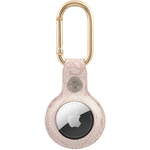 Kup Etui Guess GUATP4GMSRP Apple AirTag różowy/pink 4G Vintage Script - GUE1248PNK - {ean13} - Sklep Home Screen