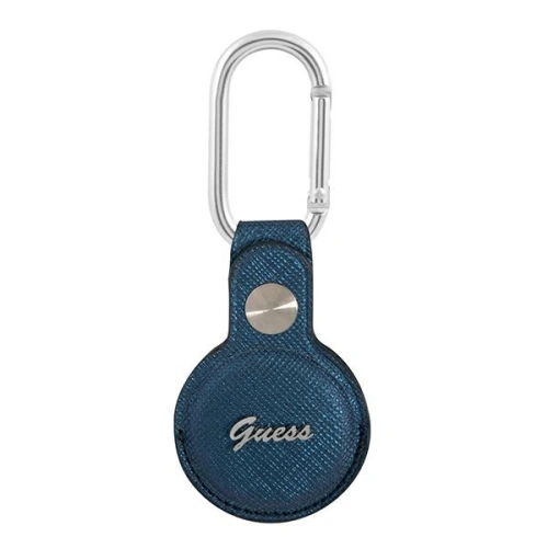 Kup Case Guess GUATPSASRSB Apple AirTag blau Saffiano Vintage Script - GUE1250BLU - {ean13} - Sklep Home Screen