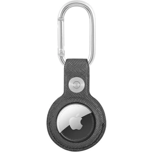 Kup Etui Guess GUATPSASRSG Apple AirTag szary/grey Saffiano Vintage Script - GUE1252GRY - {ean13} - Sklep Home Screen