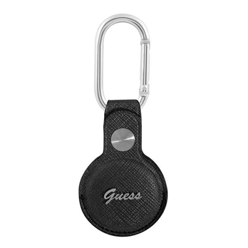 Kup Case Guess GUATPSASRSK Apple AirTag schwarz/schwarz Saffiano Vintage Script - GUE1253BLK - {ean13} - Sklep Home Screen