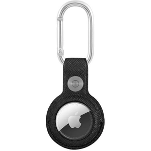 Kup Etui Guess GUATPSASRSK Apple AirTag czarny/black Saffiano Vintage Script - GUE1253BLK - {ean13} - Sklep Home Screen