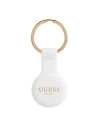 Case Guess GUATSGEH Apple AirTag weiß/white Silikon