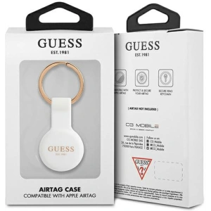 Kup Etui Guess GUATSGEH Apple AirTag biały/white Silicone - GUE1255WHT - {ean13} - Sklep Home Screen