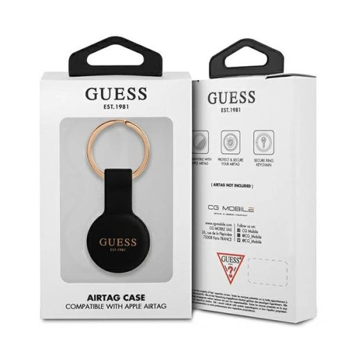 Kup Case Guess GUATSGEK Apple AirTag schwarz/schwarz Silikon - GUE1256BLK - {ean13} - Sklep Home Screen