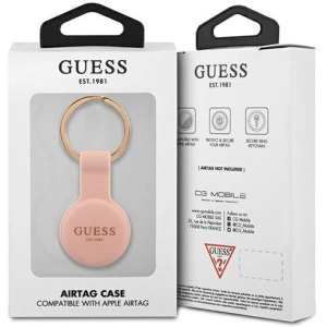 Kup Etui Guess GUATSGEP Apple AirTag różowy/pink Silicone - GUE1257PNK - {ean13} - Sklep Home Screen