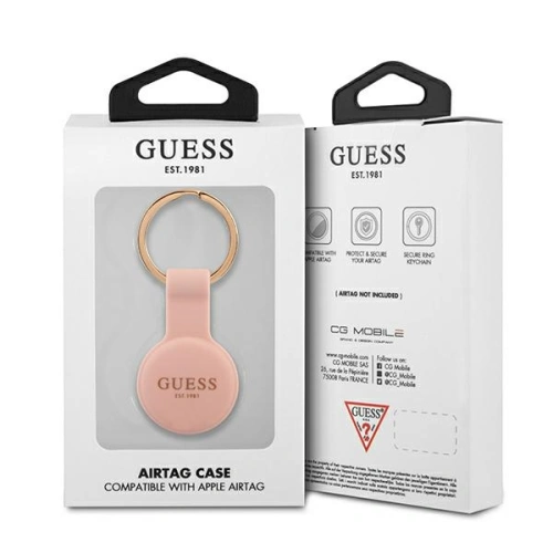 Kup Etui Guess GUATSGEP Apple AirTag różowy/pink Silicone - GUE1257PNK - {ean13} - Sklep Home Screen