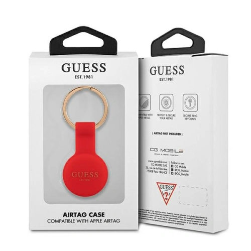 Kup Etui Guess GUATSGER Apple AirTag czerwony/red Silicone - GUE1258RED - {ean13} - Sklep Home Screen