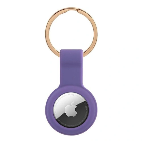 Kup Etui Guess GUATSGEU Apple AirTag fioletowy/purple Silicone - GUE1259PRP - {ean13} - Sklep Home Screen