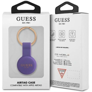 Kup Etui Guess GUATSGEU Apple AirTag fioletowy/purple Silicone - GUE1259PRP - {ean13} - Sklep Home Screen