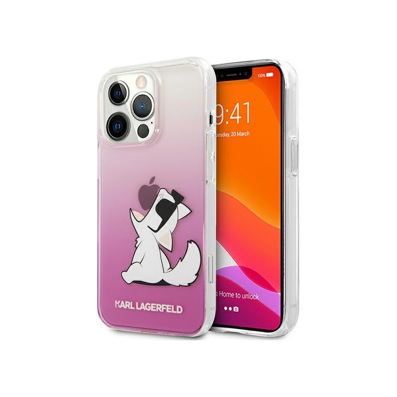 Buy Karl Lagerfeld KLHCP13LCFNRCPI Apple iPhone 13 Pro hardcase pink Choupette Fun - 3666339029111 - KLD598PNK - Homescreen.pl