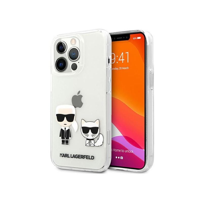 Buy Karl Lagerfeld KLHCP13LCKTR Apple iPhone 13 Pro hardcase Transparent Karl & Choupette - 3666339027391 - KLD599CL - Homescreen.pl