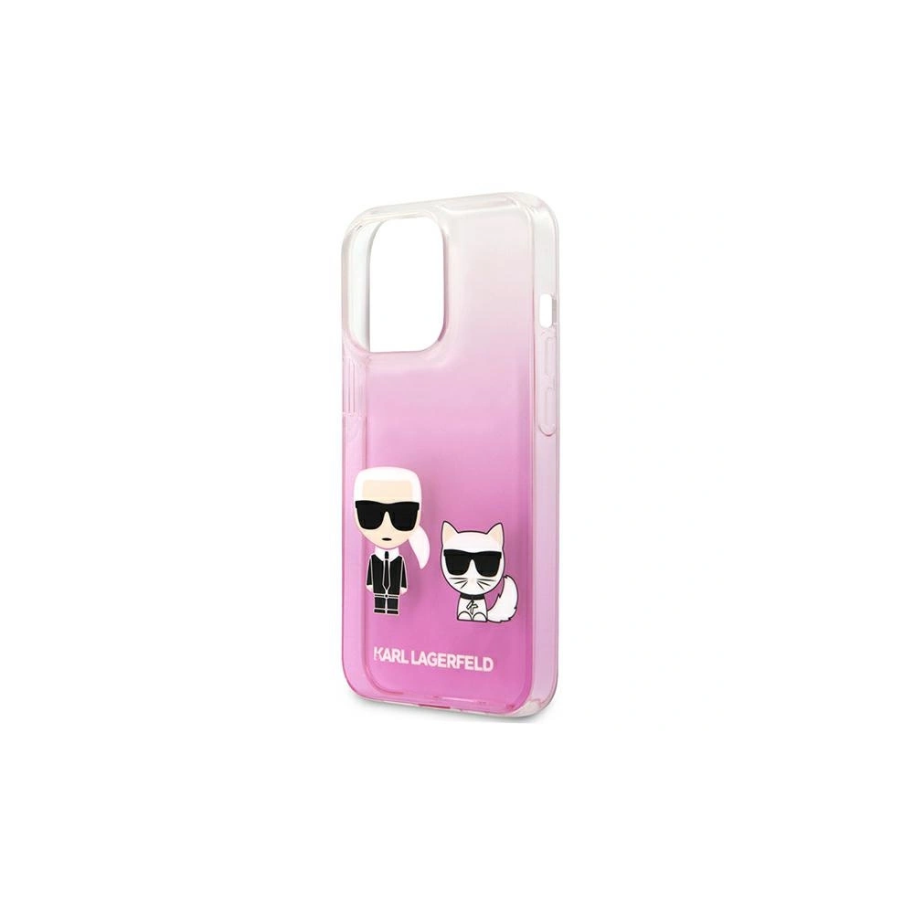 Etui Karl Lagerfeld KLHCP13LCKTRP Apple iPhone 13 Pro hardcase różowy/pink Karl & Choupette