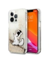 Kup Etui Karl Lagerfeld KLHCP13LGCFD Apple iPhone 13 Pro arany/hardcase Liquid Glitter Choupette Fun - KLD601GLD - {ean13} - Sklep Home Screen