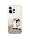 Kup Etui Karl Lagerfeld KLHCP13LGCFD Apple iPhone 13 Pro zlatý/gold hardcase Liquid Glitter Choupette Fun - KLD601GLD - {ean13} - Sklep Home Screen