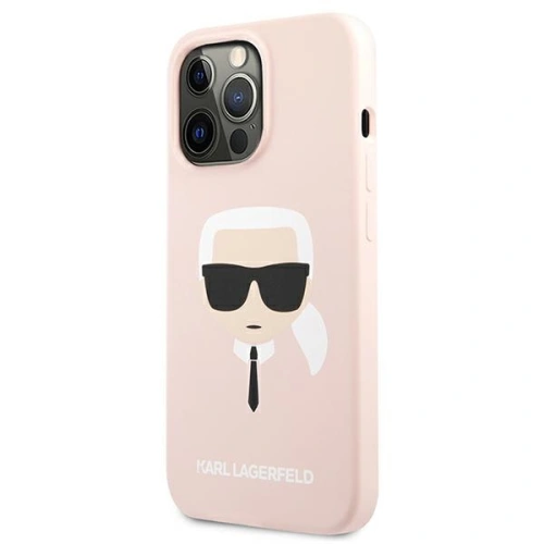 Kup Etui Karl Lagerfeld KLHCP13LSLKHLP Apple iPhone 13 Pro roz light pink hardcase Silicon Karl`s Head - KLD608PNK - {ean13} - Sklep Home Screen
