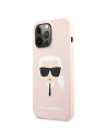 Kup Etui Karl Lagerfeld KLHCP13LSLKHLP Apple iPhone 13 Pro roz light pink hardcase Silicon Karl`s Head - KLD608PNK - {ean13} - Sklep Home Screen