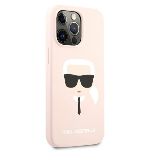Kup Etui Karl Lagerfeld KLHCP13LSLKHLP Apple iPhone 13 Pro roz light pink hardcase Silicon Karl`s Head - KLD608PNK - {ean13} - Sklep Home Screen