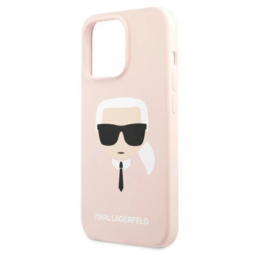 Kup Etui Karl Lagerfeld KLHCP13LSLKHLP Apple iPhone 13 Pro roz light pink hardcase Silicon Karl`s Head - KLD608PNK - {ean13} - Sklep Home Screen