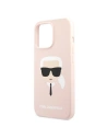 Kup Etui Karl Lagerfeld KLHCP13LSLKHLP Apple iPhone 13 Pro roz light pink hardcase Silicon Karl`s Head - KLD608PNK - {ean13} - Sklep Home Screen