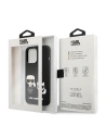 Kup Case Karl Lagerfeld KLHCP13LSSKCK Apple iPhone 13 Pro Hardcase schwarz/schwarz Silikon Karl & Choupette - KLD610BLK - {ean13} - Sklep Home Screen