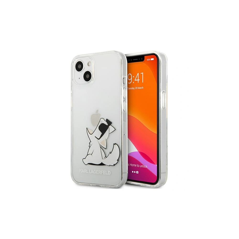 Etui Karl Lagerfeld KLHCP13MCFNRC Apple iPhone 13 hardcase transparent Choupette Fun