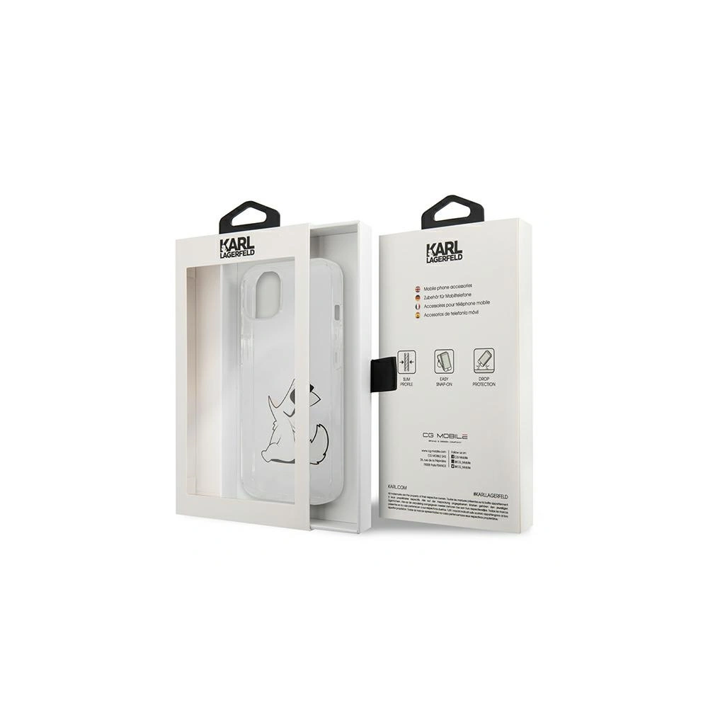 Etui Karl Lagerfeld KLHCP13MCFNRC Apple iPhone 13 hardcase transparent Choupette Fun